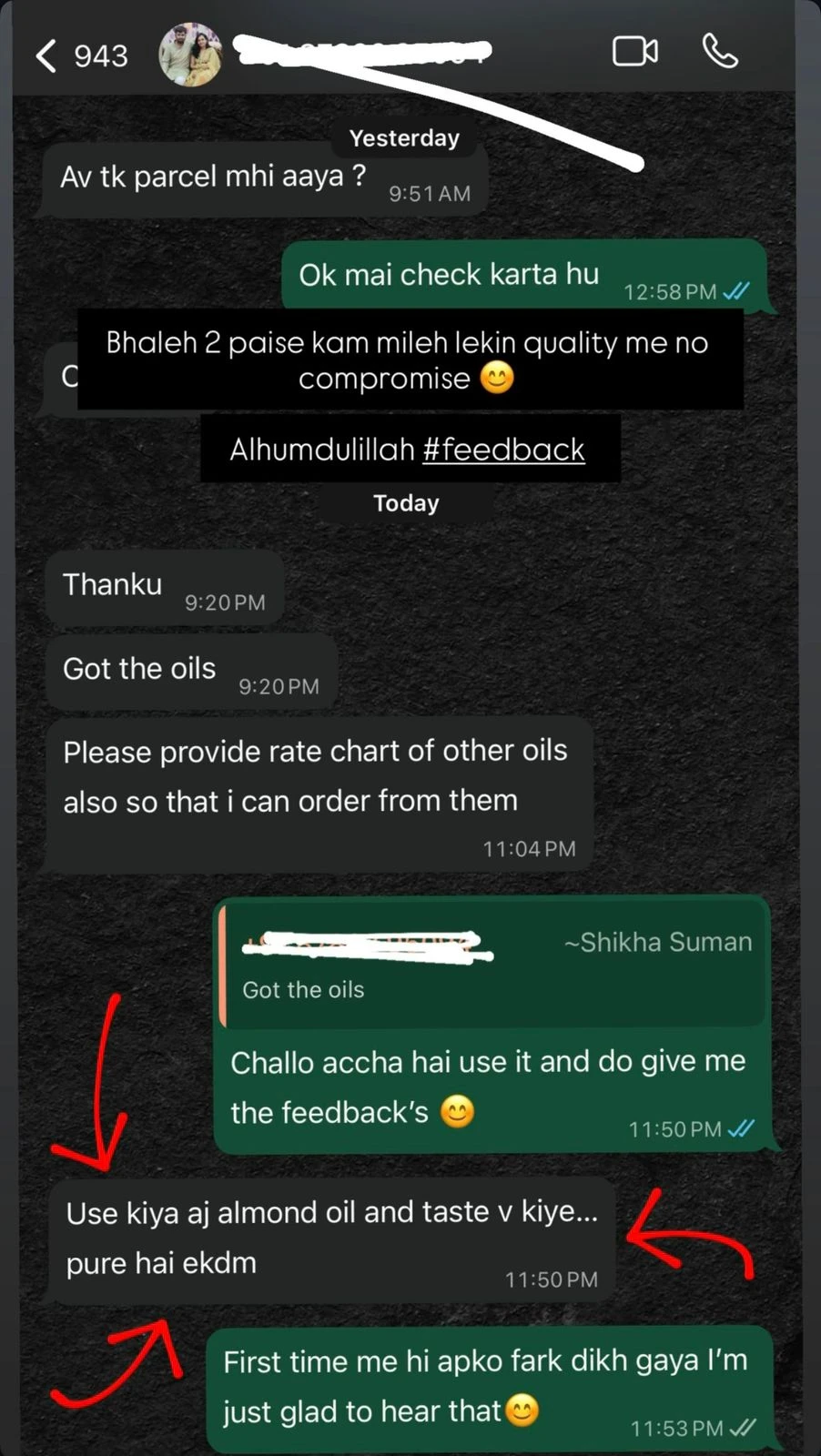 Kavita Mehra testimonial